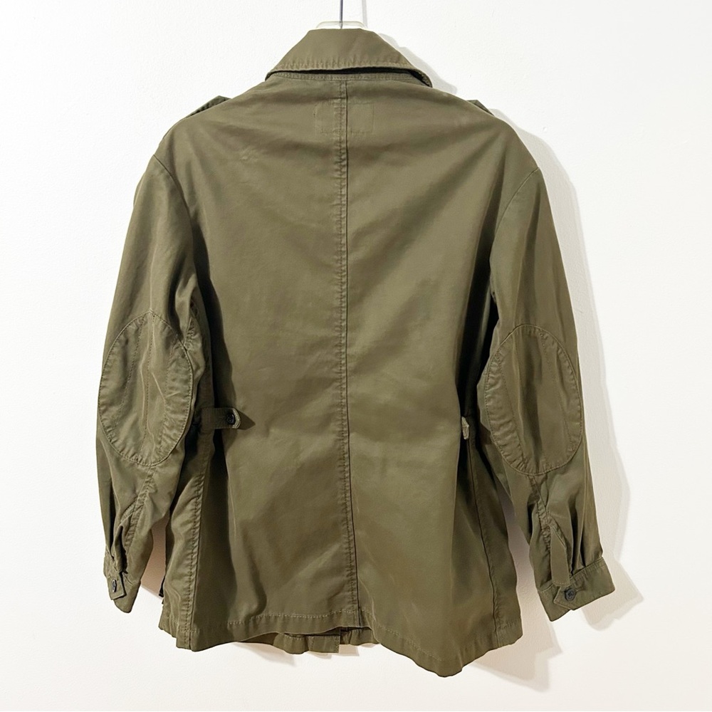 Banana Republic Utility Army Jacket Adjustable Waist and Stand-Up Collar Pockets - Picture 5 of 10
